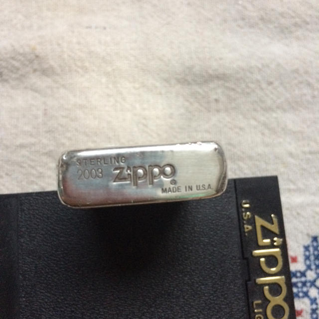 ZIPPO(ジッポー)のスターリングシルバー スリム メンズのファッション小物(タバコグッズ)の商品写真