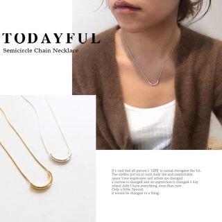 トゥデイフル(TODAYFUL)のTODAYFUL ネックレス(ゴールド)(ネックレス)