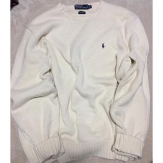 ポロラルフローレン(POLO RALPH LAUREN)のRalph Lauren 白ニット(ニット/セーター)