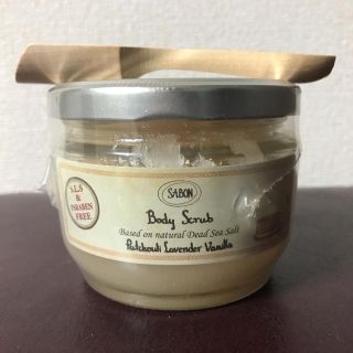 サボン(SABON)の【スクープ付】SABONボディスクラブ(ラベンダーバニラ)(Ｓサイズ)(ボディスクラブ)