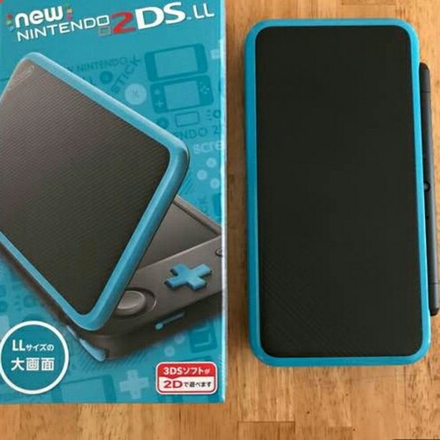 new NINTENDO 2DSLL ブラック×ターコイズ