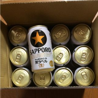 お値下げサッポロ 黒ラベル 生ビール350ml✖︎12(ビール)