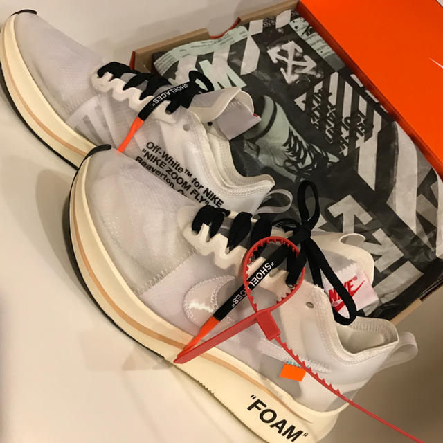 off white nike air zoom fly 24.5センチ