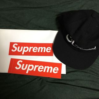 シュプリーム(Supreme)のsupreme  arabic box logo cap 黒 新品未使用(その他)