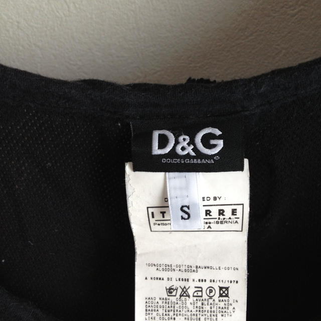 DOLCE&GABBANA(ドルチェアンドガッバーナ)のD&G タンクトップ レディースのトップス(タンクトップ)の商品写真