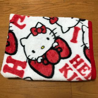 ハローキティ(ハローキティ)の美品 キティ 毛布 ブランケット(おくるみ/ブランケット)