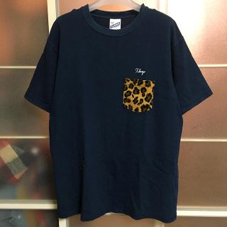 エクストララージ(XLARGE)の★らら様専用★ XLARGE 半袖Tシャツ 紺 ヒョウ柄ポケット(Tシャツ/カットソー(半袖/袖なし))