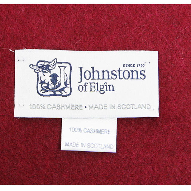 Johnstons(ジョンストンズ)の新品 ジョンストンズ カシミヤ マフラー 無地 180 x 25 レディースのファッション小物(マフラー/ショール)の商品写真
