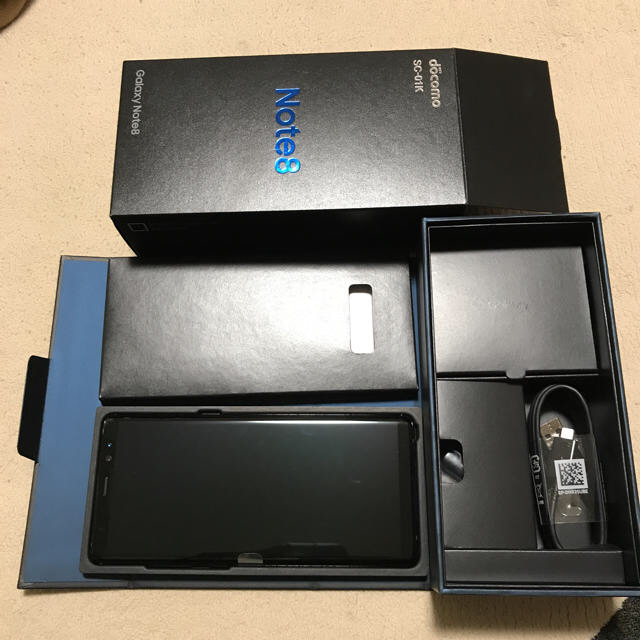 DOCOMO SC-01K Galaxy Note8 黒 SIMロック解除済み