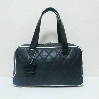 マリークワント(MARY QUANT)の【さや様専用】マリークワント ボストンバッグ デイジー チャーム付き 送料無料(ボストンバッグ)