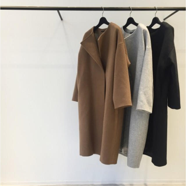 L'Appartement DEUXIEME CLASSE(アパルトモンドゥーズィエムクラス)の新品 L'Appartement  Oversized LAMB Coat  レディースのジャケット/アウター(ロングコート)の商品写真