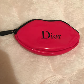 ディオール(Dior)のDior ノベルティ リップ型 ポーチ(ポーチ)