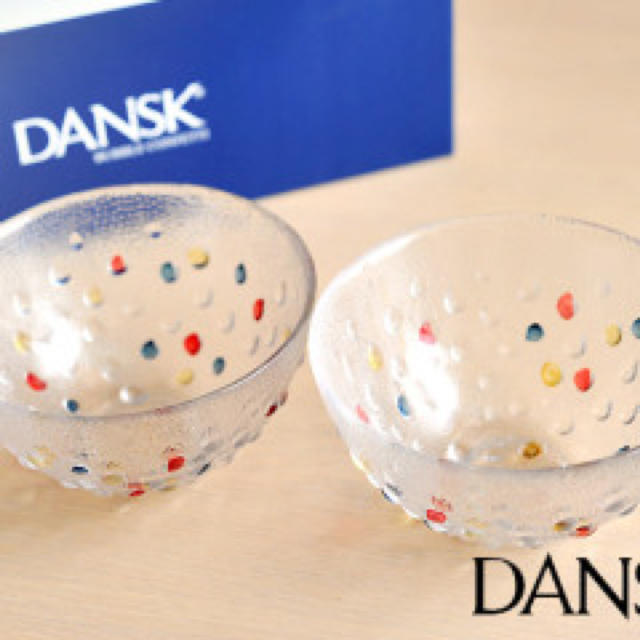 DANSK(ダンスク)の【新品未使用】DANSK フルーツボウル 2個set インテリア/住まい/日用品のキッチン/食器(食器)の商品写真