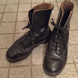 ドクターマーチン(Dr.Martens)のドクターマーチン Dr.Martens 黒 10ホール ブーツ(ブーツ)