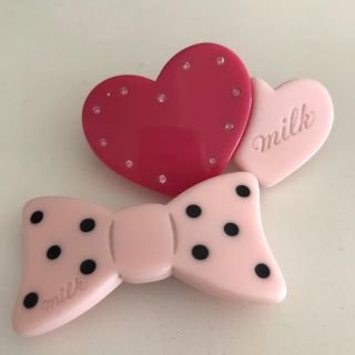 ミルク(MILK)のMILK ピンク系バレッタセット売り(バレッタ/ヘアクリップ)