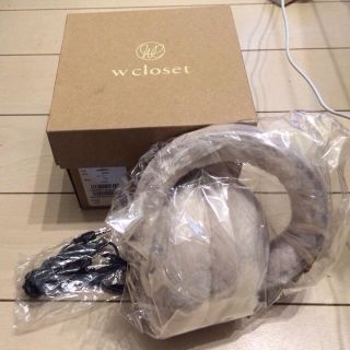 ダブルクローゼット(w closet)のwクローゼットイヤーマフイヤフォン新品(イヤーマフ)