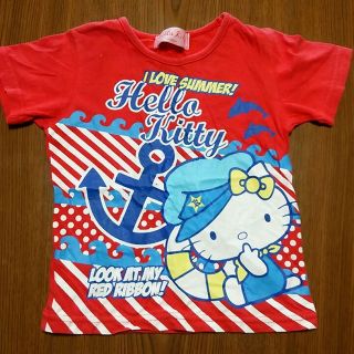 ハローキティ(ハローキティ)のハローキティ*半袖Tシャツ*100(その他)