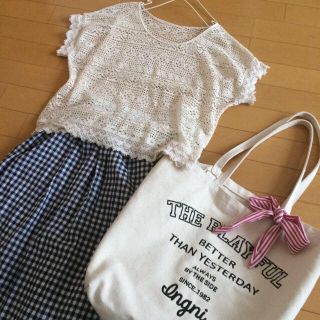 ナイスクラップ(NICE CLAUP)のナイスクラップ ❤︎レーストップス(カットソー(半袖/袖なし))