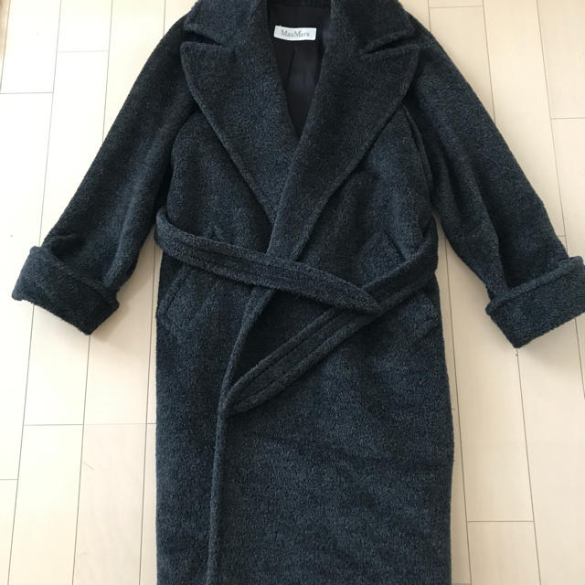 《大人気極美品》MaxMara　マックスマーラ アルパカ混コート 白タグ