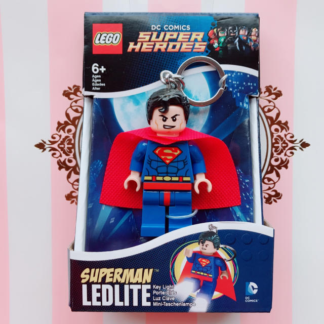 LEGO スーパーマン キーホルダー ジャスティスリーグ アメコミ エンタメ/ホビーのアニメグッズ(キーホルダー)の商品写真