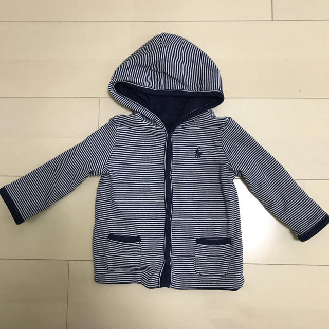 POLO RALPH LAUREN(ポロラルフローレン)のポロラルフローレン リバーシブルパーカー キッズ/ベビー/マタニティのベビー服(~85cm)(カーディガン/ボレロ)の商品写真