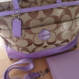 コーチ(COACH)のCOACH マザーズバッグ 2way オムツ替シート付(マザーズバッグ)