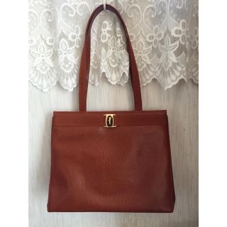 サルヴァトーレフェラガモ(Salvatore Ferragamo)のむぎまま様専用 サルバトーレフェラガモ トートバッグ ブラウン(トートバッグ)