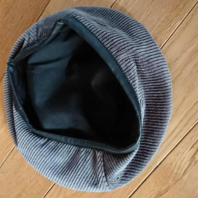 コーデュロイベレー帽  パイピングベレー帽 レディースの帽子(ハンチング/ベレー帽)の商品写真
