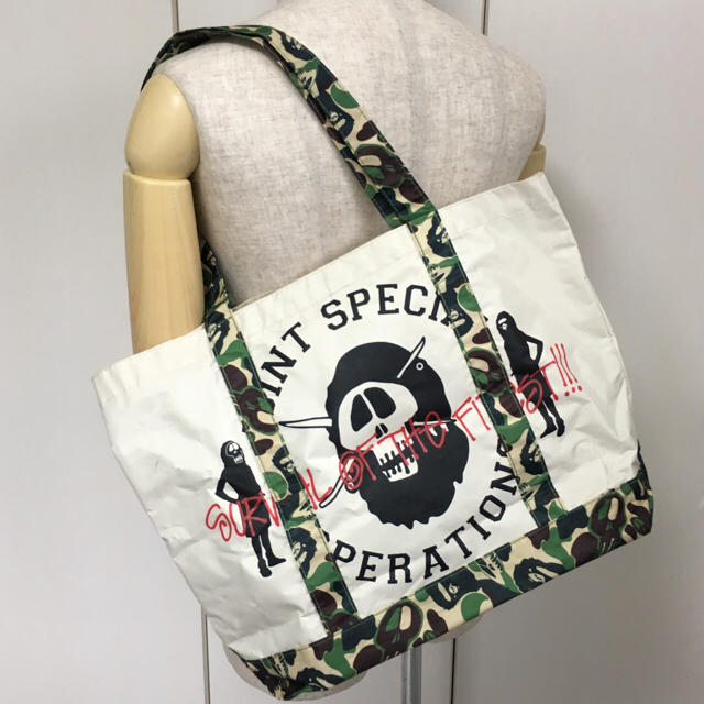 STUSSY - STUSSY×A BATHING APE ステューシー エイプ コラボトートの