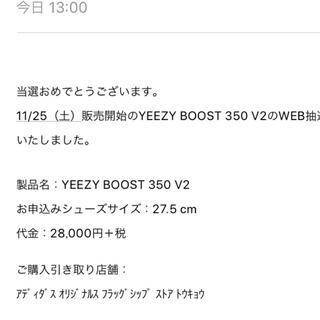 アディダス(adidas)のyeezy boost 350 v2(スニーカー)
