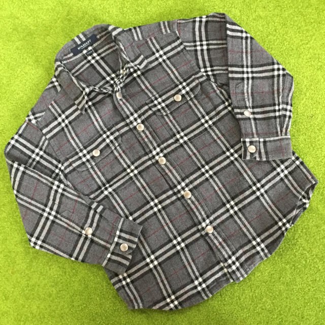 BURBERRY(バーバリー)のBURBERRY☆チェックシャツ(110)綿、起毛素材 キッズ/ベビー/マタニティのキッズ服男の子用(90cm~)(ブラウス)の商品写真