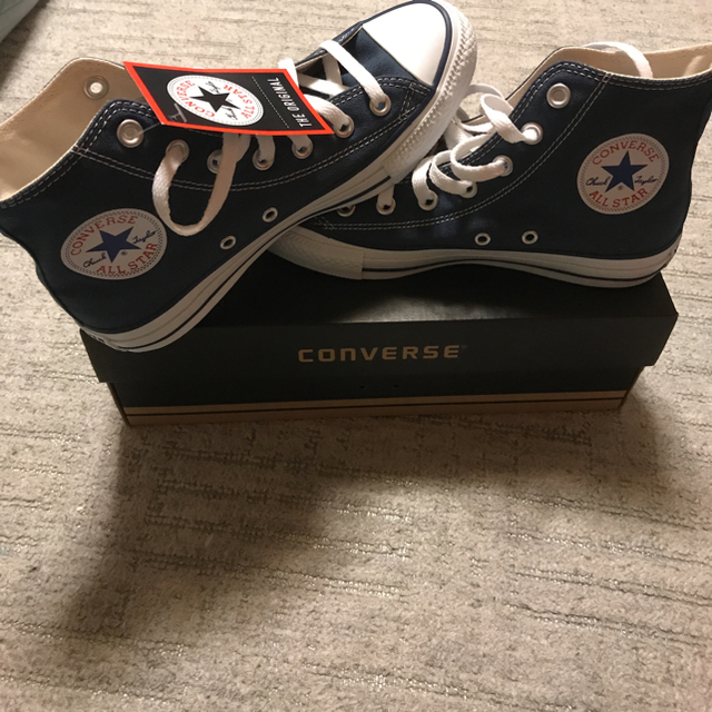 CONVERSE(コンバース)の新品⭐︎未使用  コンバースハイカット ネイビー レディースの靴/シューズ(スニーカー)の商品写真