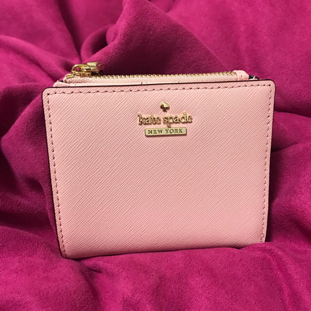 kate spade new york(ケイトスペードニューヨーク)のケイトスペード Kate Spade パスケース付 二つ折り ミニ財布 レディースのファッション小物(財布)の商品写真