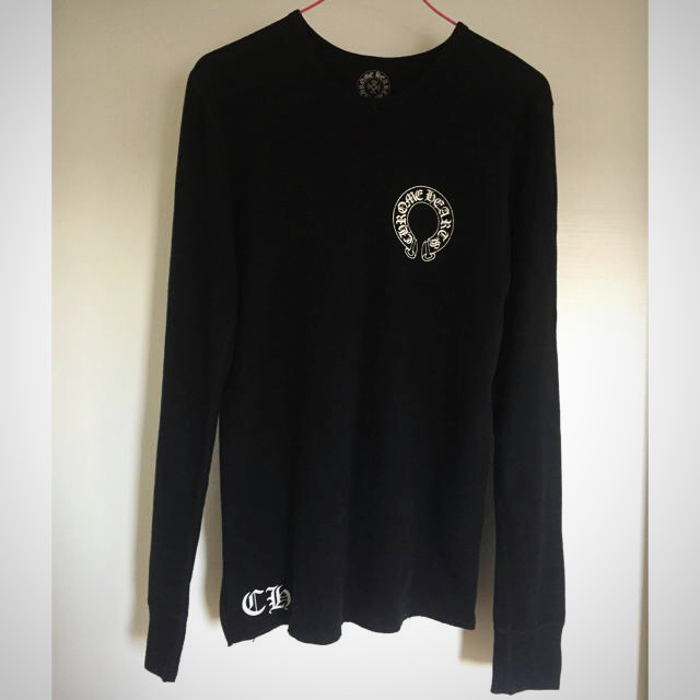 Chrome Hearts(クロムハーツ)の美品 クロムハーツ サーマルロンT 黒M dowbl 三代目 メンズのトップス(Tシャツ/カットソー(七分/長袖))の商品写真