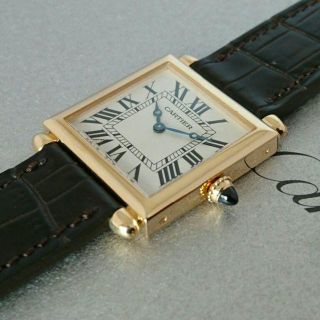 カルティエ(Cartier)のカルティエ☆タンクオビュ　18KYG　クォーツ　中古品☆美品☆W1512256(腕時計)