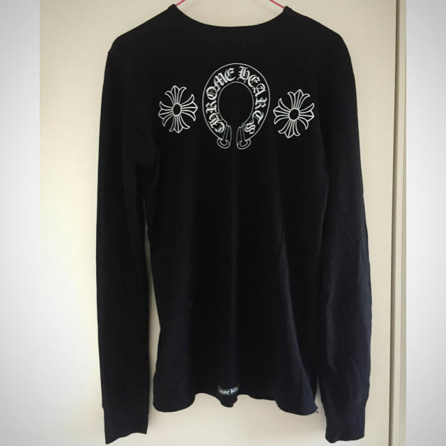 Chrome Hearts(クロムハーツ)の美品 クロムハーツ サーマルロンT 黒 M dowbl 三代目 メンズのトップス(Tシャツ/カットソー(七分/長袖))の商品写真