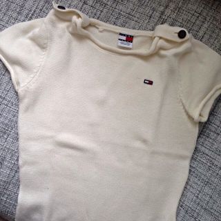 トミーヒルフィガー(TOMMY HILFIGER)のtommy半袖ニット☆(ニット/セーター)