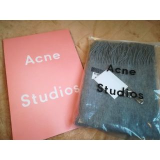 アクネ(ACNE)の【値下げ交渉可】新品未使用Acneマフラー　grey melange(マフラー/ショール)