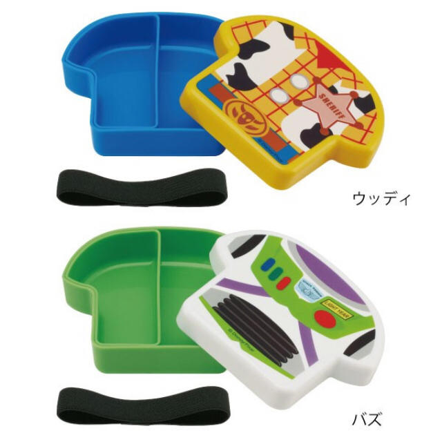 【新品】トイストーリー ウッディ バズ ダイカット ランチボックス 弁当箱 インテリア/住まい/日用品のキッチン/食器(弁当用品)の商品写真