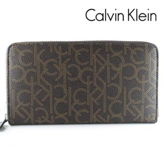 カルバンクライン(Calvin Klein)の新品 カルバンクライン ラウンドファスナー 長財布 ブラウン 79468BR(長財布)