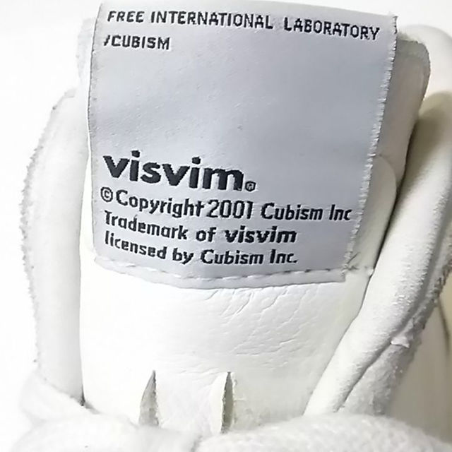 VISVIM(ヴィスヴィム)の限定最高傑作希少!ビズビムVISVIM高級牛革レザーウィングチップスニーカー白 メンズの靴/シューズ(スニーカー)の商品写真