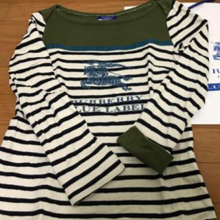 バーバリーブルーレーベル(BURBERRY BLUE LABEL)のバーバリー ブルーレーベル トップス 美品(カットソー(長袖/七分))