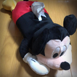 ディズニー(Disney)のミッキーマウス ティッシュカバー(キャラクターグッズ)