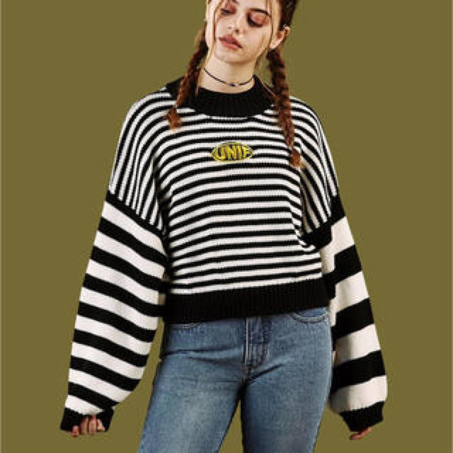 UNIF ボーダーニット