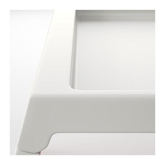IKEA(イケア)の【IKEA】KLIPSK - ベッドトレイ, ホワイト インテリア/住まい/日用品の机/テーブル(折たたみテーブル)の商品写真