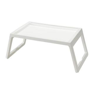 イケア(IKEA)の【IKEA】KLIPSK - ベッドトレイ, ホワイト(折たたみテーブル)