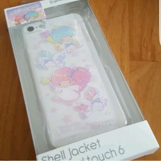 サンリオ(サンリオ)のSANRIO　ipod touch6 　キキララ　プロテクトジャケット　未使用品(ポータブルプレーヤー)