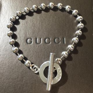 美品‼️ GUCCIボールチェーンブレスレット