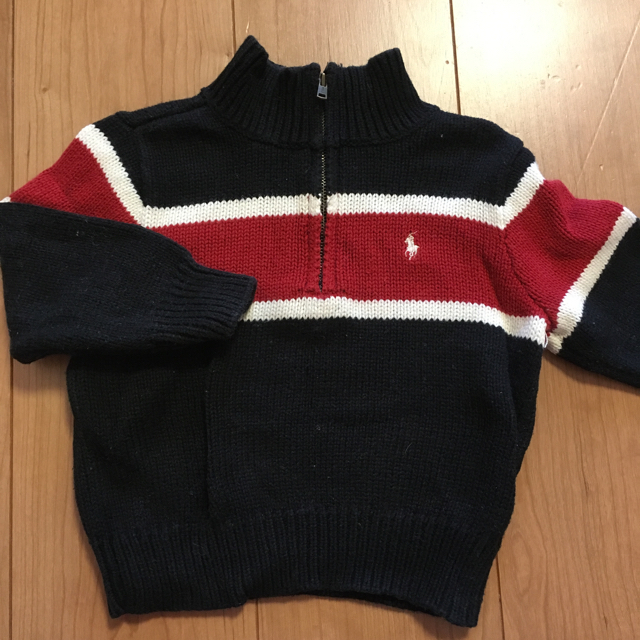 Ralph Lauren(ラルフローレン)の専用！！ラルフローレン コットン アンゴラ セーター サイズ90 キッズ/ベビー/マタニティのキッズ服男の子用(90cm~)(ニット)の商品写真