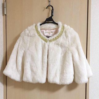 アラマンダ(allamanda)の【aica様 専用】♡モテ系 アラマンダ ファーコート 白(毛皮/ファーコート)